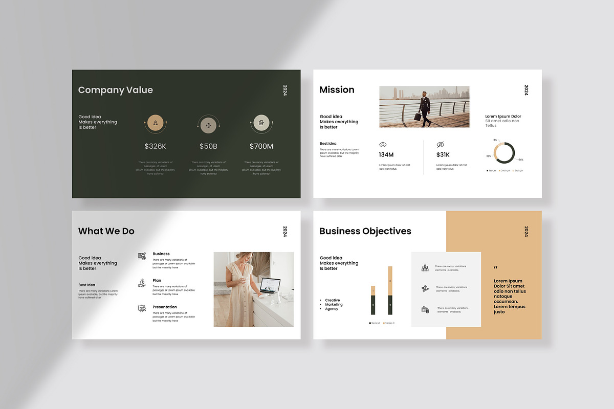 Business Plan Presentation Template, a Presentation Template by slidestock55 (Photo 4 of 10)