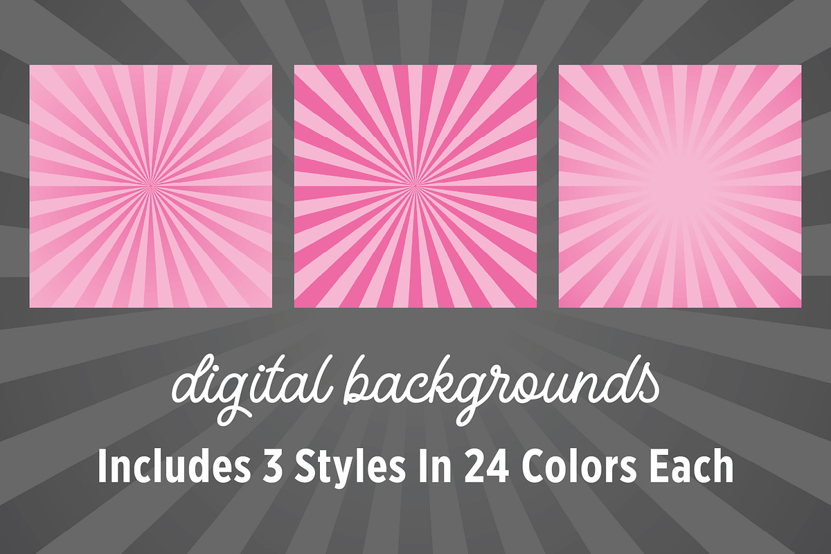 Two-Tone Sunburst Backgrounds, a Background Graphic by Running With Foxes (Photo 8 of 8)