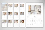 Minimalist Stone 2026 Calendar, a Print Template by McLittle Stock (Thumbnail 6 of 6)