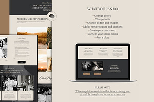 Wedding Photography Website Template