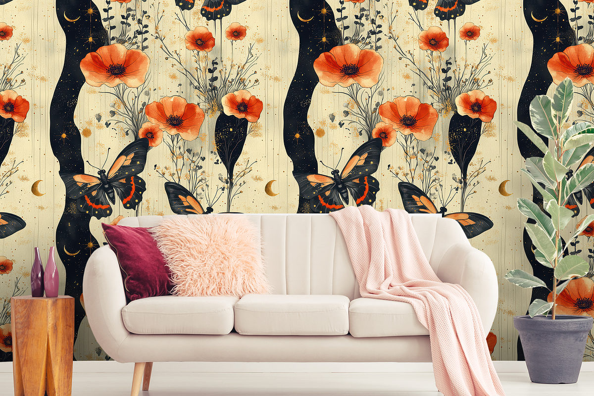 Butterfly's Garden Seamless Patterns, a Pattern Graphic by Curve Design (Photo 10 of 12)