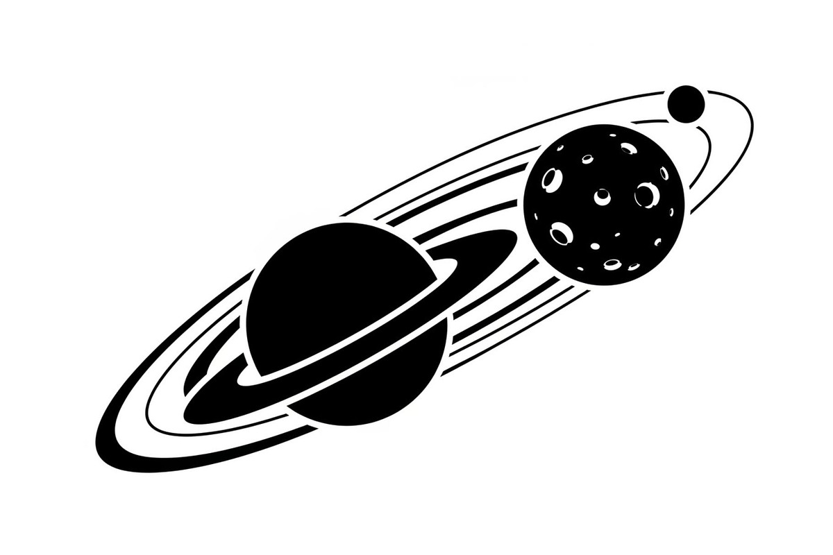 Celestial Planetary System Design, a Graphic by musafir_fashion (Photo 8 of 13)