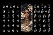 Black Letterfly Typeface, a Blackletter Font by alit design (Thumbnail 5 of 20)