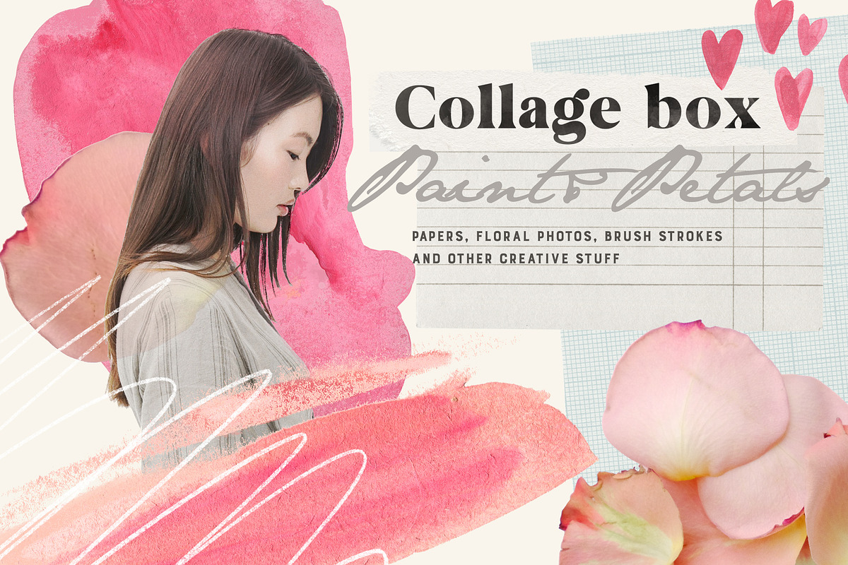 Collage box Paint&Petals, an Object Graphic by Anna's Creative Store (Photo 1 of 12)