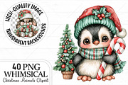 Christmas Animals Clipart Bundle, a Seasonal Illustration by Canvas Craft (Thumbnail 1 of 10)