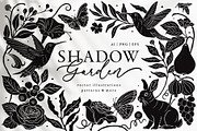 Shadow Garden Vector Collection, a Decorative Illustration by rouxsupplyco (Thumbnail 1 of 17)