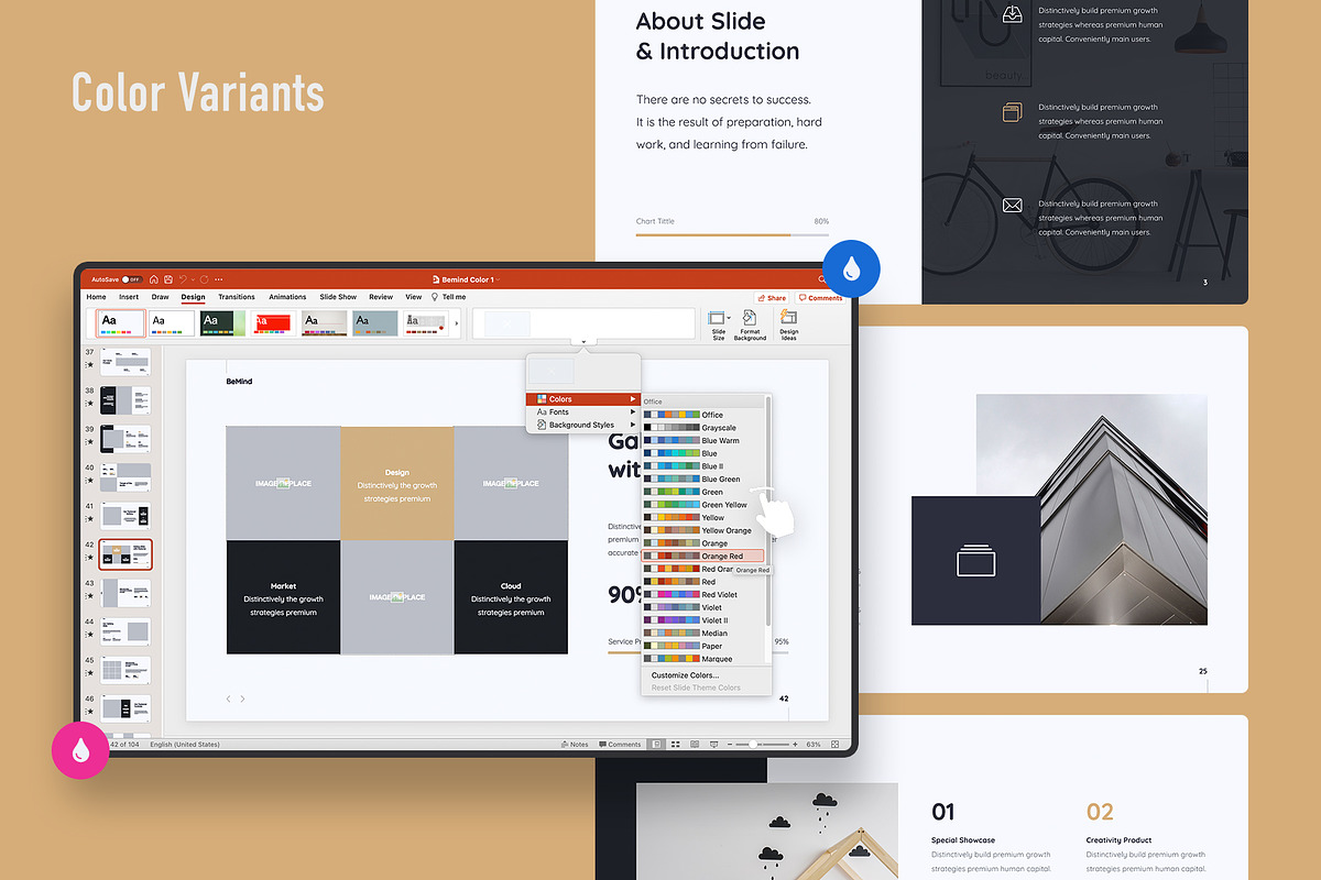 BeMind - Minimal & Creative Template, a Presentation Template by UDEA Store (Photo 6 of 18)