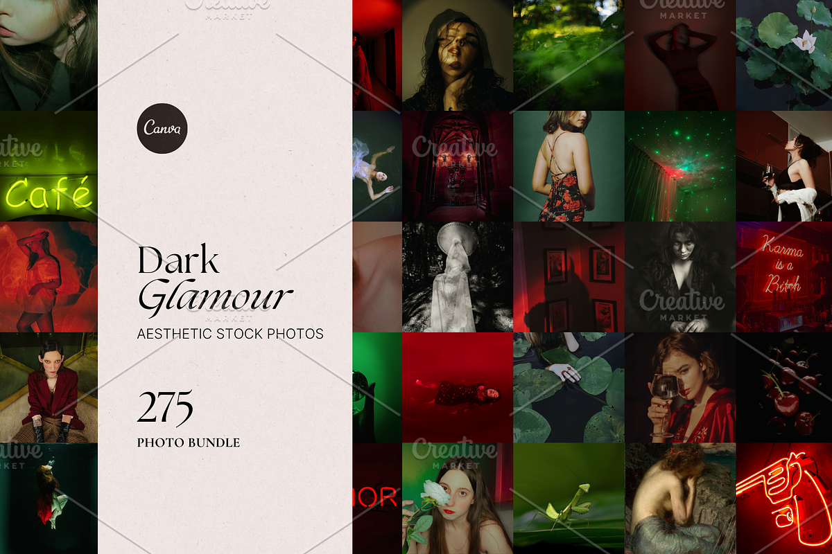Dark Glamour Stock Photo Bundle, a Beauty & Fashion Photo by The Flossy Finch (Photo 1 of 12)