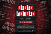 Black Friday Retro, a Flyer Template by Tokosatsu (Thumbnail 3 of 4)