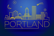 40 - Linear Style USA Cities, an Outline Icon by Kursat Unsal (Thumbnail 3 of 4)