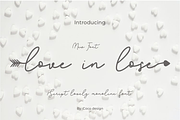 love in lose, a Script Font by cocodesign (Thumbnail 1 of 5)