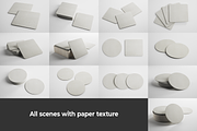 Drink Coaster Mockups Pack, a Merchandise Mockup by Mint Mockups (Thumbnail 2 of 4)