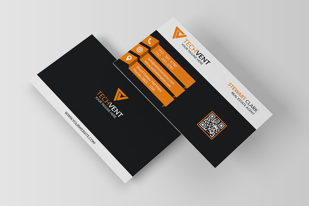 Corporate Business Card Template, a Business Card Template by Shahjhan (Photo 1 of 5)