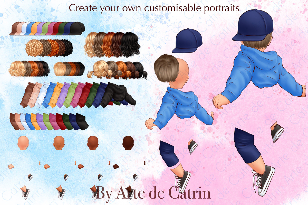 My Lovely Baby Clipart, Mom and Baby, a Person Illustration by ArtedeCatrin (Photo 3 of 10)