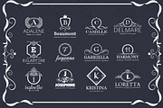 12 Elegant Monograms, a Branding & Logo Template by Carlos Fernando (Thumbnail 2 of 14)