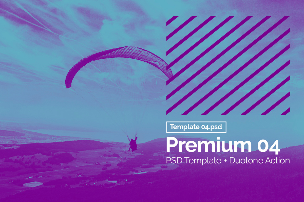 PSD Template Duotone Action preview 6