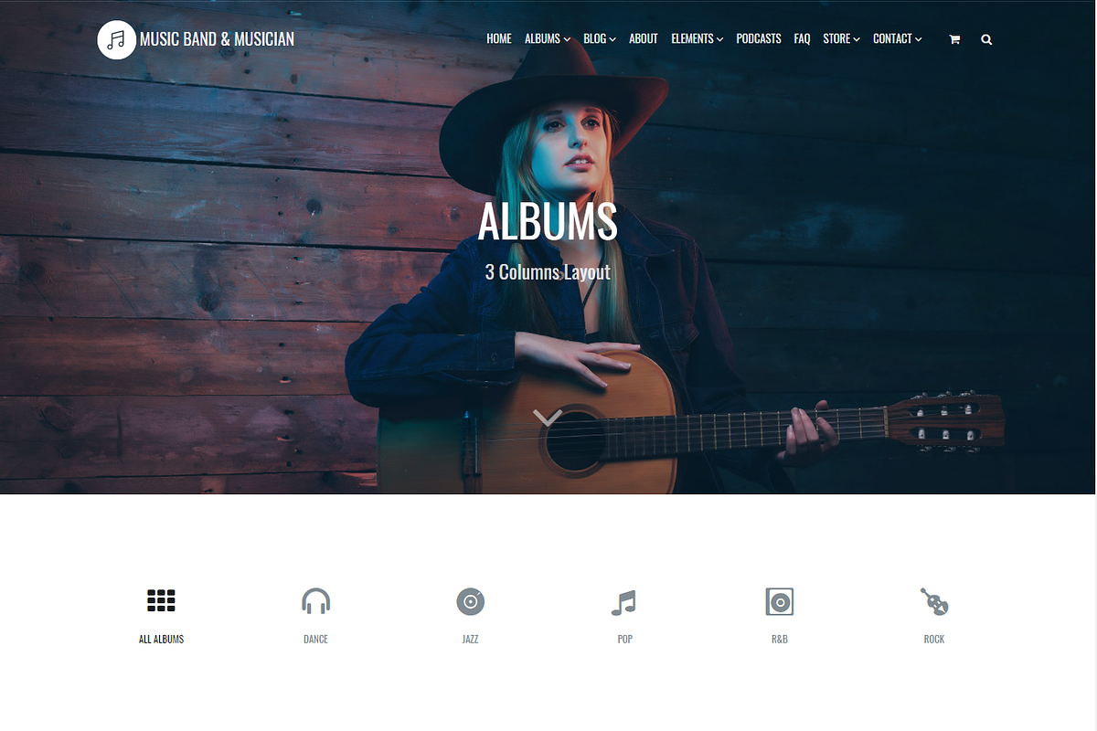 Music Band Musician WordPress Theme, a WordPress Template by Visualmodo (Photo 9 of 18)