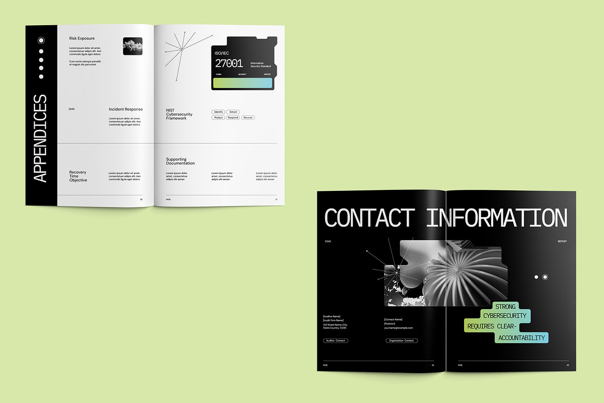 Cybersecurity Report - TEKK, a Brochure Template by fakhroo (Photo 9 of 10)