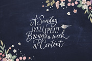 The Blooming Lovely Font Duo, a Script Font by Nicky Laatz (Thumbnail 22 of 28)