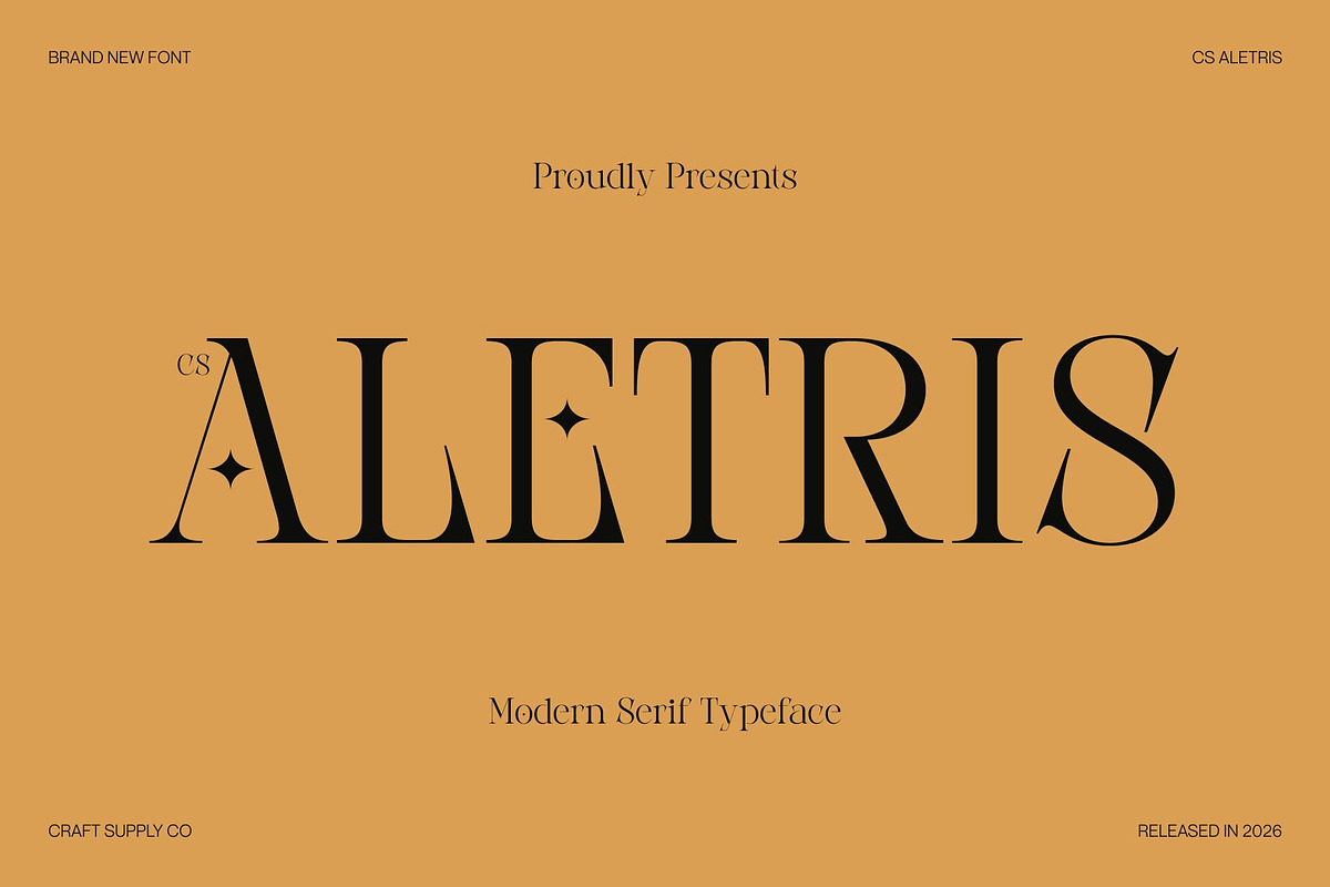 CS Aletris – Modern Serif Font, a Serif Font by Craft Supply Co. (Photo 1 of 8)