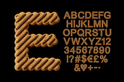 Fudge Stripe Cookies Font, a Serif Font by Handmadefont (Thumbnail 2 of 8)