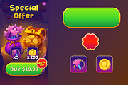 Soft charm Match 3 game assets, a Graphic by illusign (Thumbnail 2 of 3)
