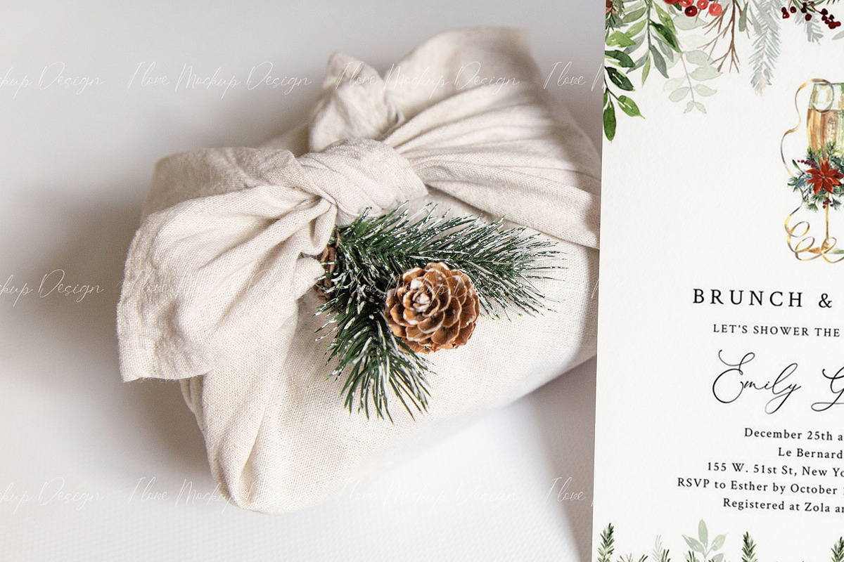 Сhristmas 5x7 Сard Mockup, a Product Mockup by ILoveMockupDesign (Photo 4 of 11)