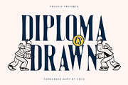 CS Diploma Drawn, a Serif Font by Craft Supply Co. (Thumbnail 1 of 8)