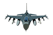 Combat aircraft, a Transportation Illustration by Sumberpangan (Thumbnail 1 of 3)