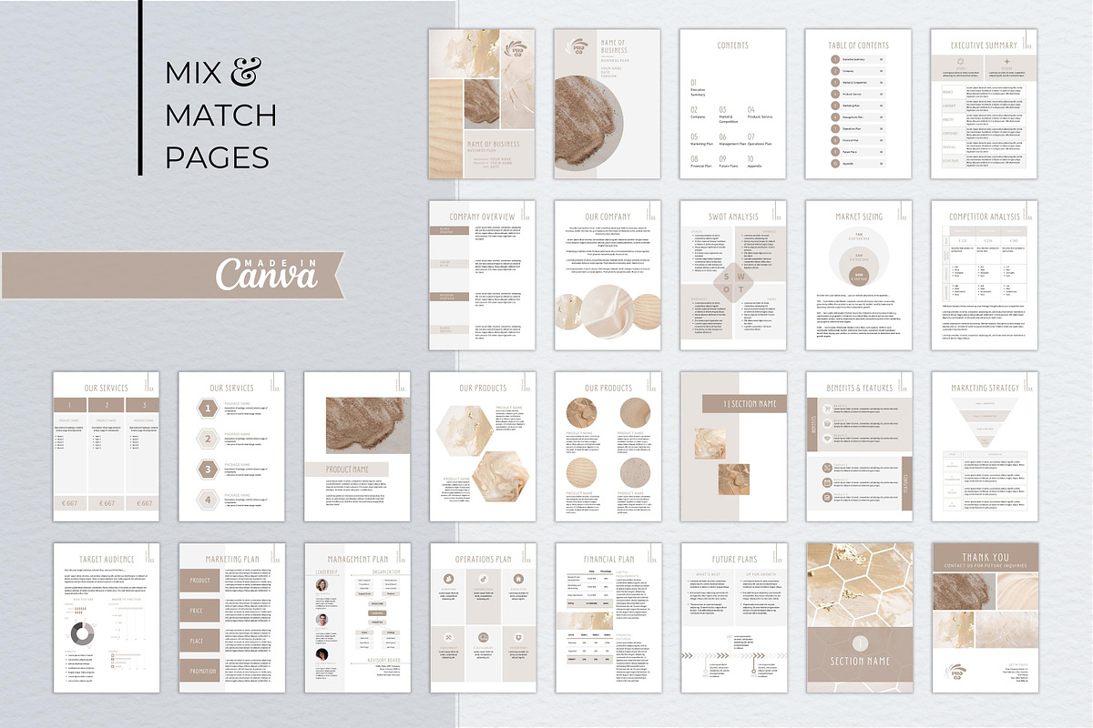 Professional Business Plan Template, a Magazine Template by B2 Studio (Photo 7 of 11)