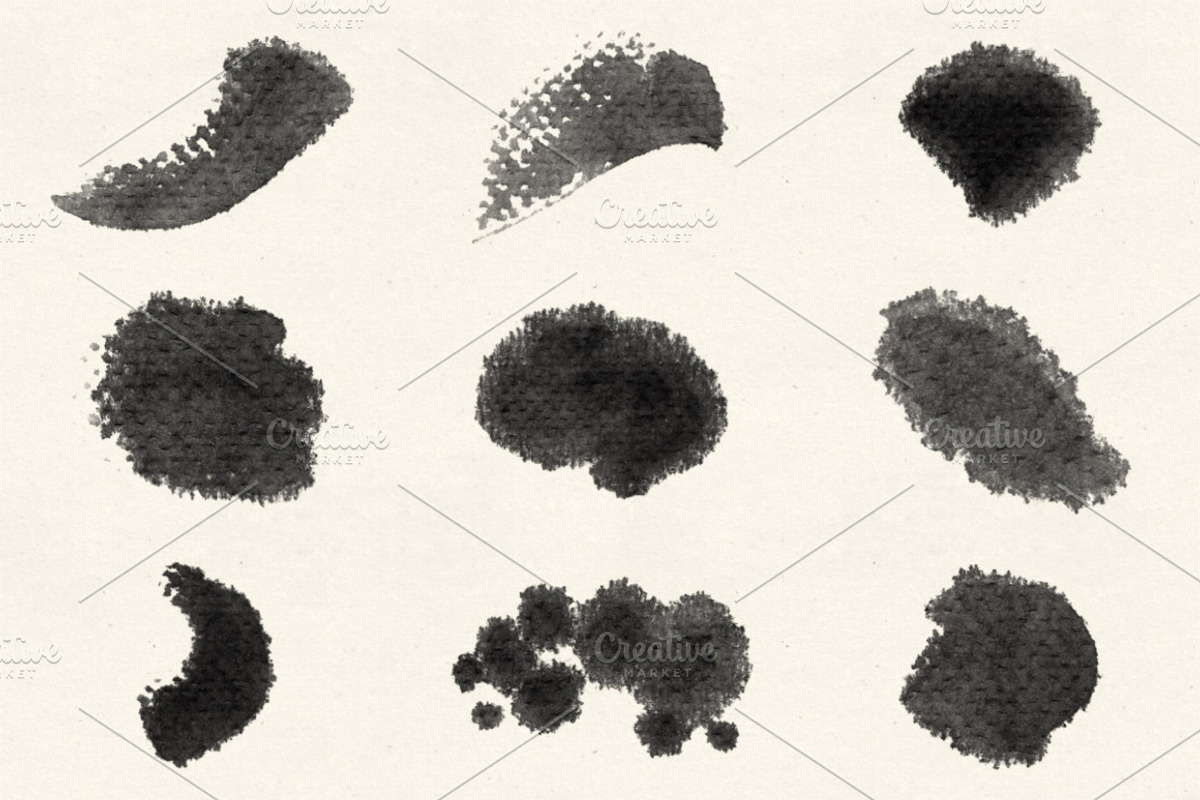 Watercolor Strokes Brush Pack 4 preview 3