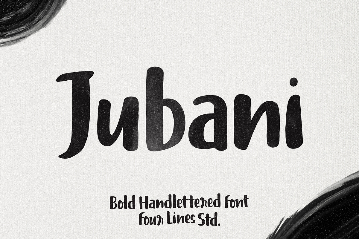 Jubani – Bold Handlettered Font, a Handwritten Font by Four Lines Std. (Photo 1 of 10)