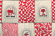 Groovy Hearts, an Object Illustration by Briddy (Thumbnail 7 of 7)