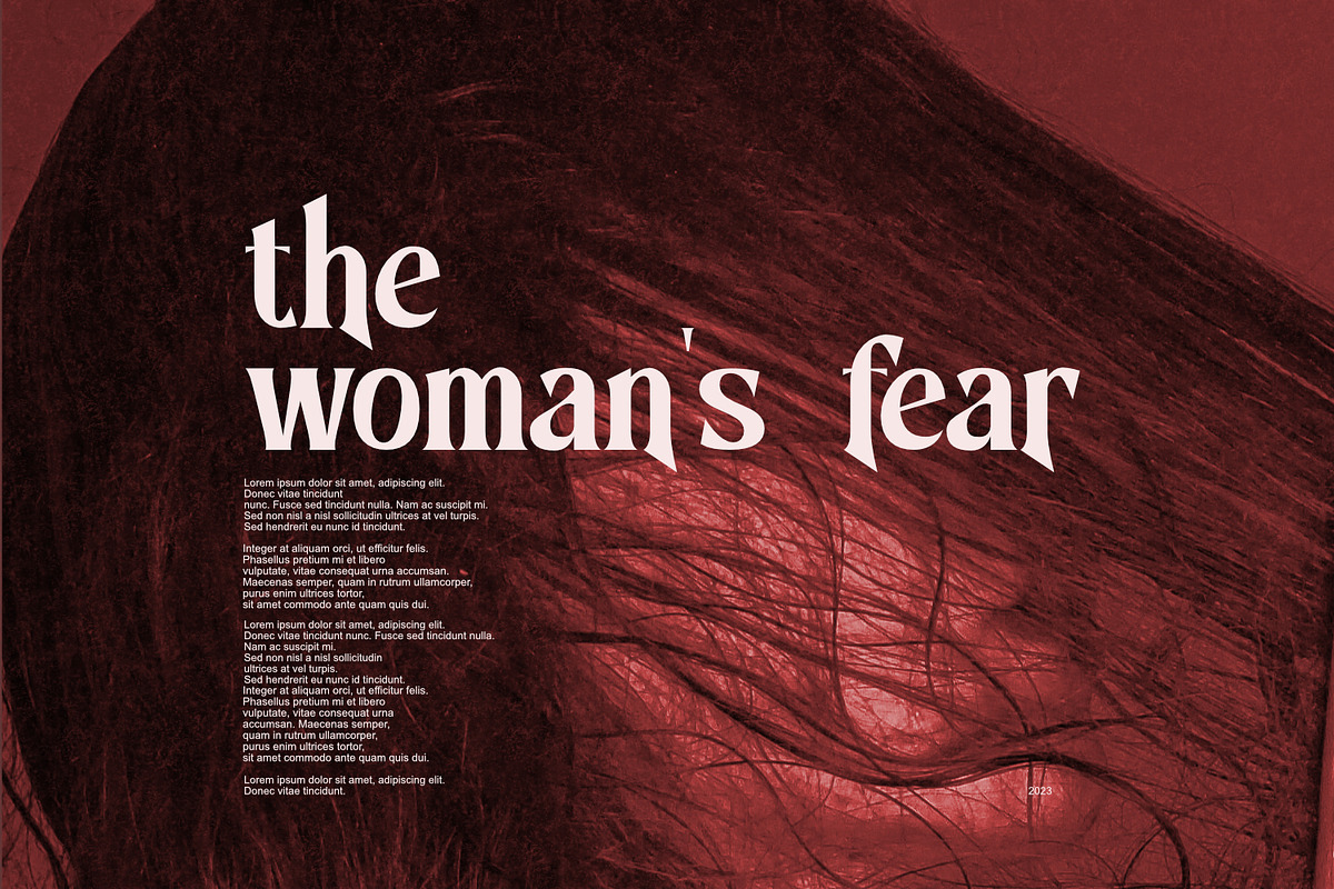 Horrifal - Horror Font, a Serif Font by Khoir (Photo 7 of 9)