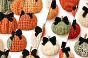 Fall Coquette Crochet Pumpkins, a Pattern Graphic by Creative Store (Thumbnail 2 of 5)