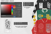 Varsity Jacket - Mockup, a Hoody Mockup by DaldSgh (Thumbnail 16 of 21)