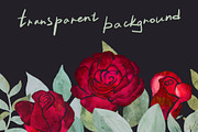 Dark theme Monotype Flowers, a Decorative Illustration by AlenaO (Thumbnail 10 of 11)