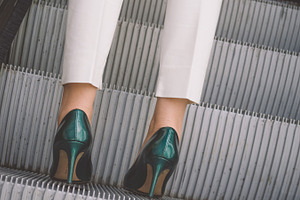 Business woman in high heels
