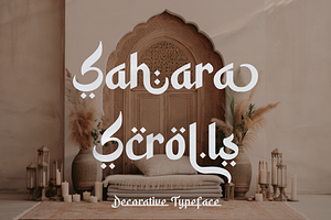 Sahara Scrolls - Arabic Typeface