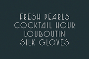Champagne Toast 1923 - Art Deco Sans, a Sans Serif Font by Like Magic Studio (Thumbnail 7 of 8)