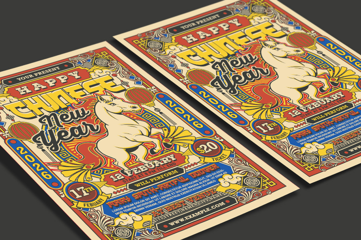 Chinese New Year Flyer, a Flyer Template by Muhamad Iqbal hidayat (Photo 4 of 4)