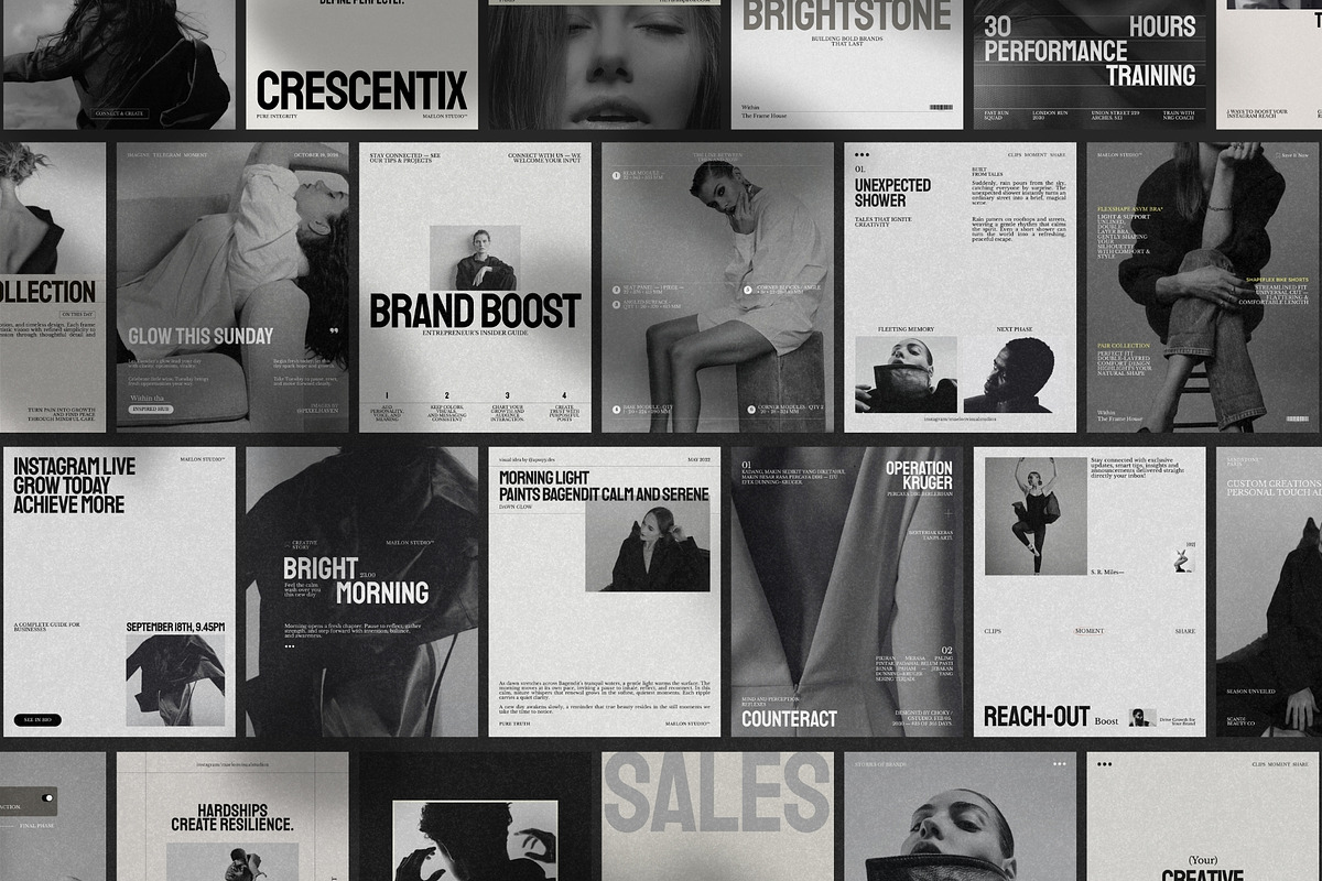 Brand Marketing Post Templates, a Social Media Template by Crafted Pixel (Photo 2 of 9)