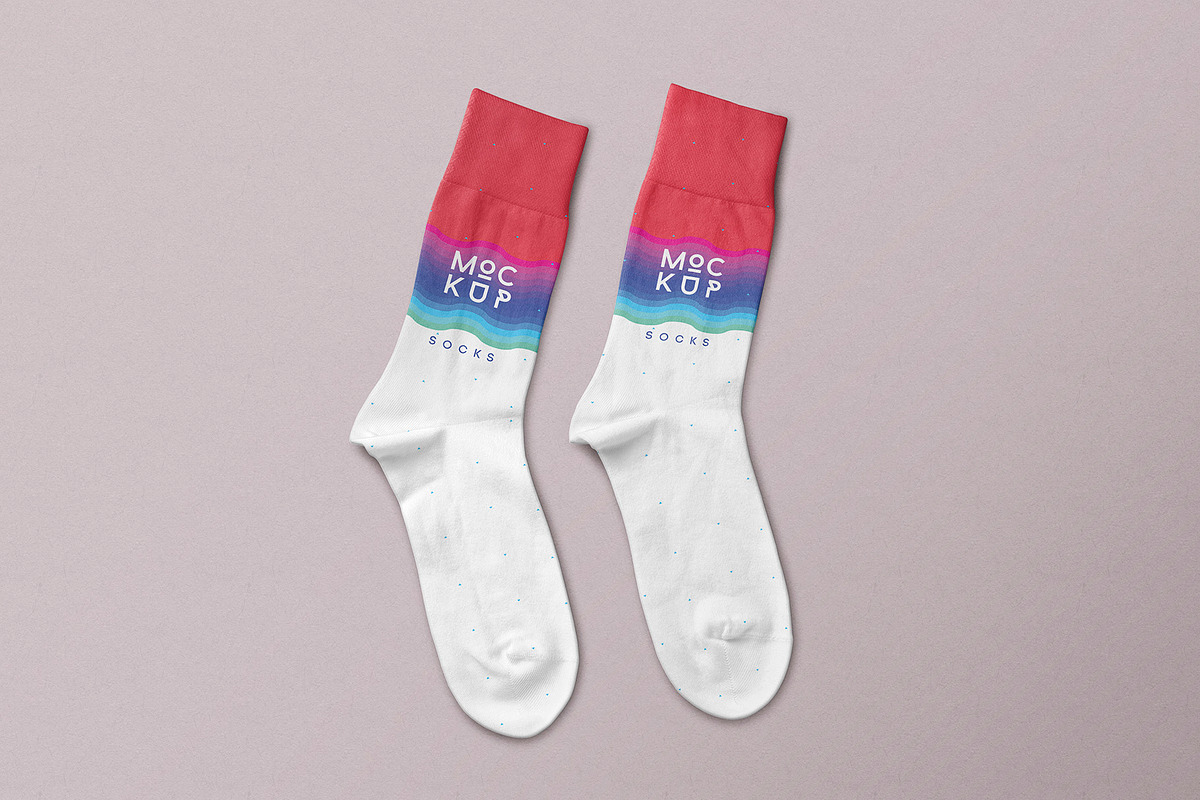 Socks Mockup, a Product Mockup by PixelVoyager (Photo 6 of 6)
