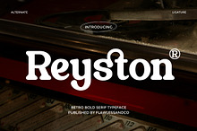 Reyston - Bold Retro Serif Font