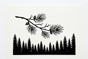 Majestic Pine Trees SVG, a Finance Illustration by Amazin_art (Thumbnail 23 of 34)