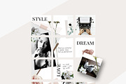 Instagram PUZZLE template - Floral, a Social Media Template by CreativeFolks (Thumbnail 2 of 6)
