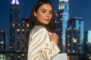 Luxury Night Rooftop Tote Bag Mockup, a Merchandise Mockup by mockeyai (Thumbnail 3 of 3)