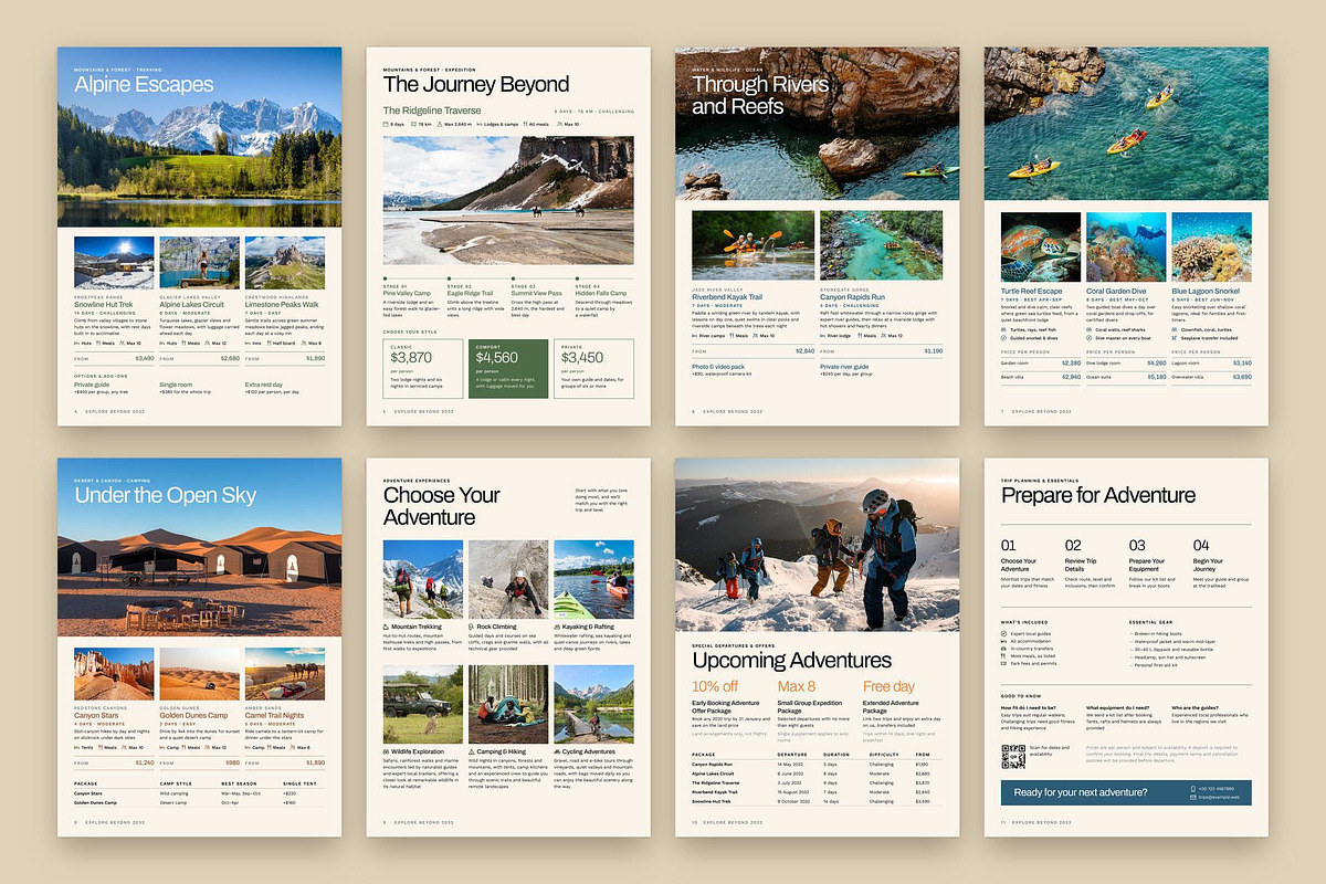Digital Adventure Travel Catalog, a Brochure Template by BrandPacks (Photo 3 of 5)