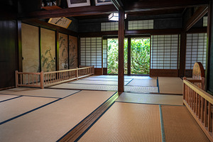 Interior of a traditional wooden house in Shirakawa-go, Japan, an Architecture Photo by GoodGoods