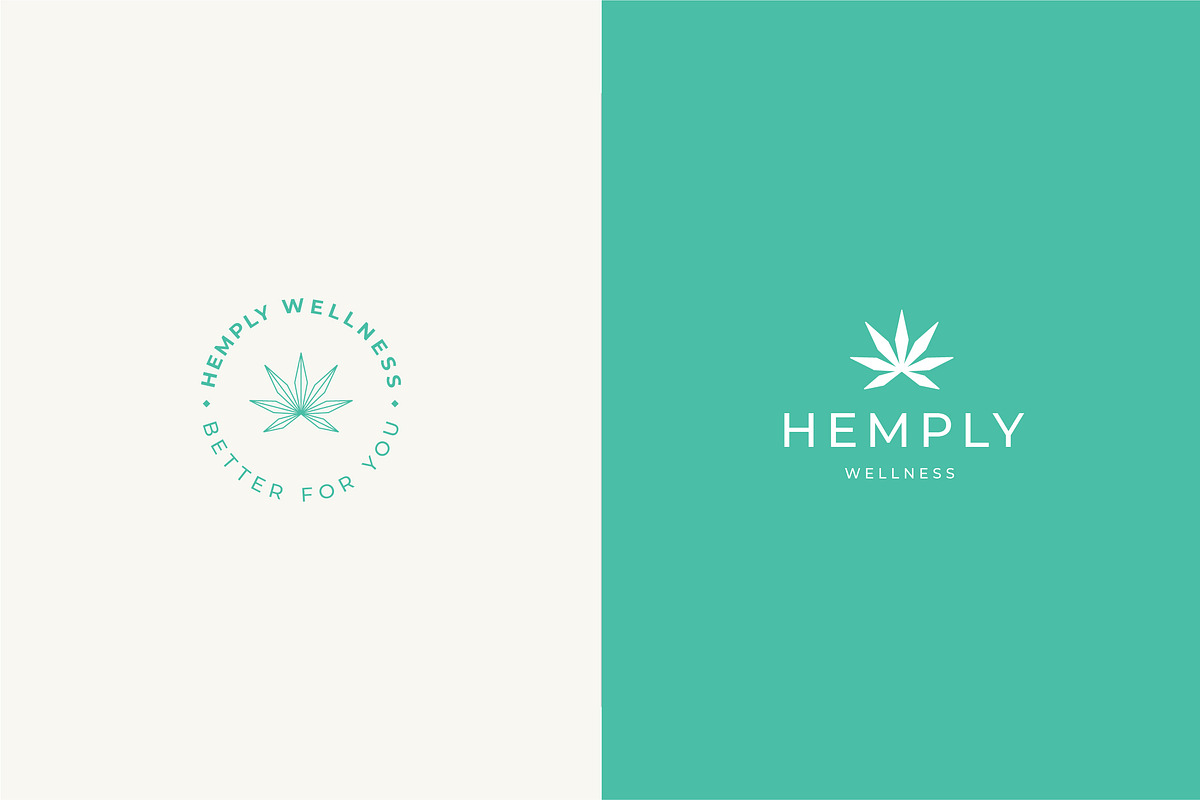 Hemp/CBD Logo Template, a Branding & Logo Template by GudBrand Studio (Photo 2 of 8)
